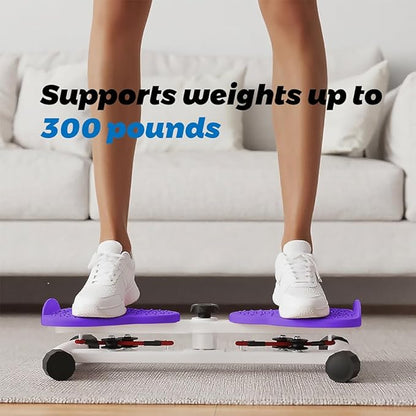 Exercise Twist Boards,Waist Twister Machine Exercise,Balance Board for Foot Massage and Weight Loss(Pink)