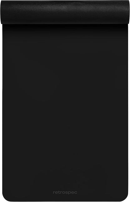 Retrospec Laguna 5mm Yoga Mat - Fitness Mat for Women, Men & Children, Slip-Resistant and Moisture Absorbing Exercise Mat for Home, Pilates, Yoga and Floor Workouts