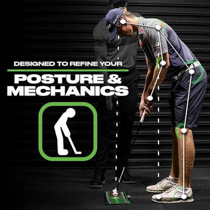 Golf Putting Mirror - Golf Training Aids for Men & Women - Pro-Approved Pro Path Putting Training Aid, for Indoor & Outdoor