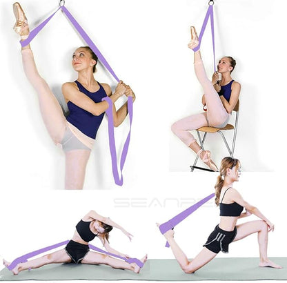 Door Flexibility & Stretching Leg Strap - Great for Ballet Cheer Dance Gymnastics or ANY Sport Leg Stretcher Door Flexibility Trainer Premium stretching equipment