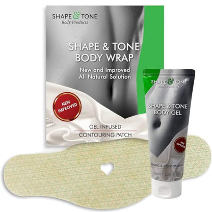 Firming and Shaping Contouring Moisturizing Body Wrap. New improved all natural anti cellulite solution (10 WRAPS+GEL)