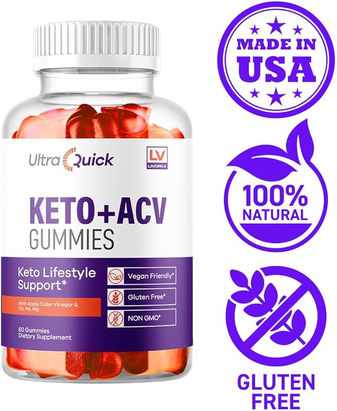 (3 Pack) Ultra Quick Keto ACV Gummies Weight Loss, Ultra Quick Keto ACV Gummies, UltraQuick Keto ACV Gummies, UltraQuick Keto Plus ACV Support Gummies, Ultra Quick Weight Loss Gummies for 3 Months