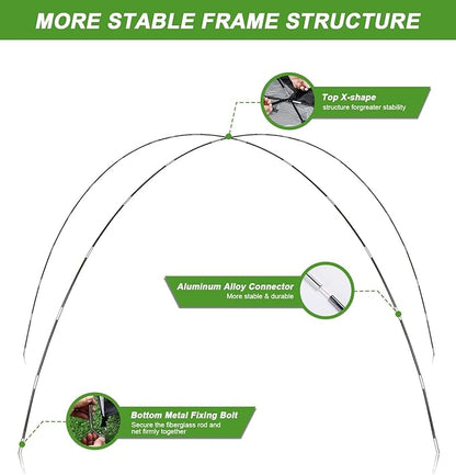 Golf Net, 10x7FT Golf Practice Net with Tri-Turf Mat for Outdoor Indoor, All-in-One Golf Hitting Aid Nets for Backyard Training Driving Chipping Swing, Gifts for Men/Him/Dad/Golfer