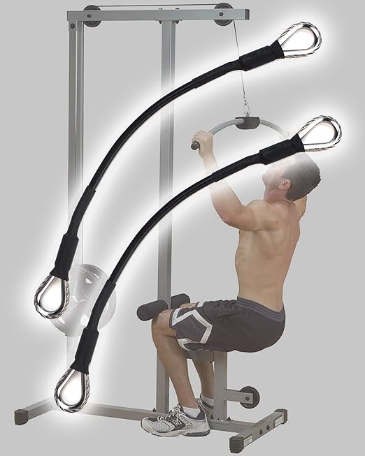 (2PCS) 10 Inch Gym Extension Cords Compatible with Bowflex Home Gym Equipment Accessories for LAT/Tricep Pulldown and Leg Extension Machines - Gym Extension Cords with Carabiner