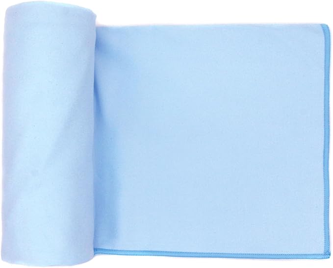 Eunzel 2 Pack Hot Yoga Towel Non Slip Yoga Mat Towel Non-Slip Sweat Absorbent Microfiber Towel for Hot Yoga, Pilates and Workout 72" x 26.5", Blue/Purple