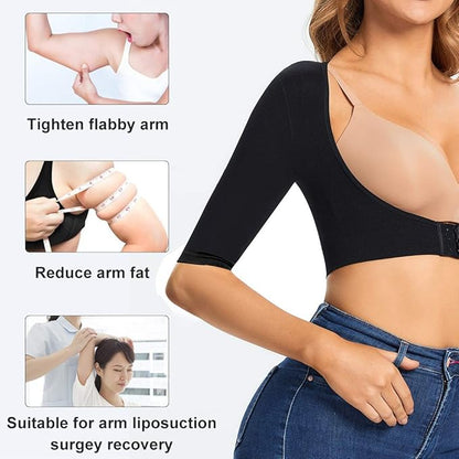 JOYSHAPER Upper Arm Shapers for Women Compression Sleeves Shapewear Crop Top Slimming Arm Slimmer Vest