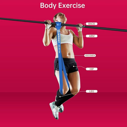 Resistance Bands for Working Out, Exercise Bands, Workout Bands, Pull Up Assistance Bands for Body Stretching Training Physical Therapy Muscle Training for Men & Women