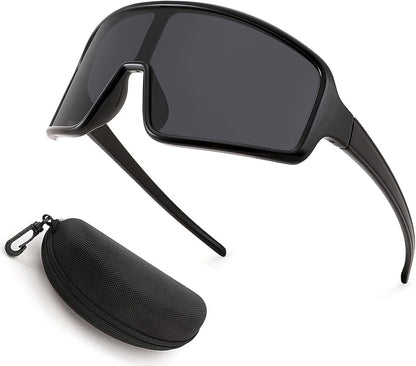 Karsaer Vision Sports Sunglasses Cycling Glasses Baseball Softball Sunglasses Unisex for Adult Youth Kids Boys Girls 8-16