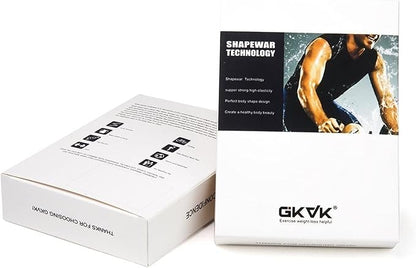 GKVK Mens Slimming Body Shaper Vest Shirt Abs Abdomen Slim