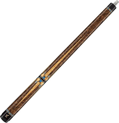 EVO Pegasus Jump Cue Stick, 29” Glassfiber Hybrid pro Taper mini 3/8-8 Joint, Tip Brown Bakelite, 13.9mm, Carbon Composite Cue Butt, 3 Pieces