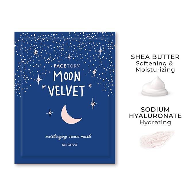 FACETORY Collection Facial Mask Set - Hydrating, Purifying, Soothing, Moisturizing, and Revitalizing - Soft, Form-Fitting Face Masks, For All Skin Types - No Sulfates No Parabens (10 pc)