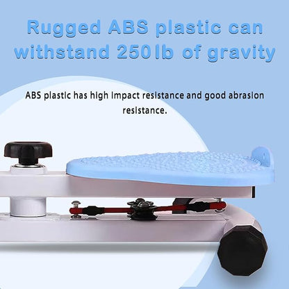 Flexforge Pilates Twister Waist Twisting Machine with Resistance Bands 360° Non-Slip Ab Board Silent Core Trainer for Belly Fat Loss & Leg Toning 250lbs Capacity Home Gym Equipment for Women/Men