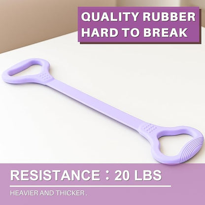 LEZER Figure 8 Resistance Band, Fitness Elastic Rope, Execrise Workout for Arm, Back, Chest and Shoulder, Yoga, Pilates, Stretching, Physical Therapy Equipment