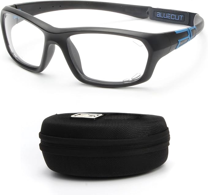 BLUE CUT Sports Protection Goggles, Photochromic Lenses Safety Glasses for Basketball, Pickleball Indoor Outdoor Sports