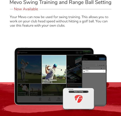 FlightScope Mevo+ GPS Golf Launch Monitor and Simulator with Face Impact Software | 22+ Complete Golf Data Parameters Including Vertical & Lateral Impact, 12 E6 Courses and 17 Practice Ranges