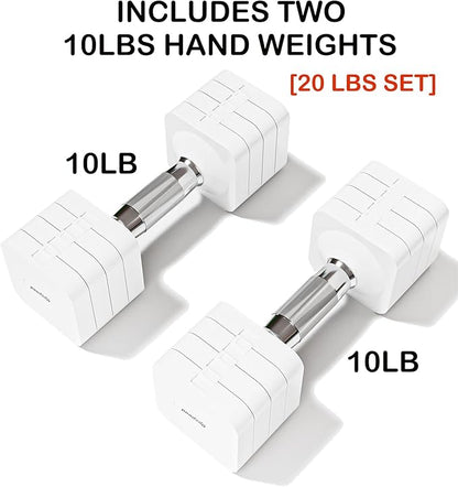 15LB 20LB 50LB Adjustable Dumbbell Set Free Weights Dumbbells Set for Women Men Hand Weights Sets Adjust Dumbbell Weight Sets for Home Gym Exercise Workout Strength Training Equipments