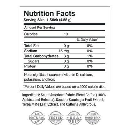 Javita Burn + Control Instant Coffee, Weight Management Herbs: Garcinia Cambogia & Yerba Mate, Slimming Coffee with Help of Exercise, Keto, Dieters Drink, 2 box / 24 (4.55g Sticks), 48 Count