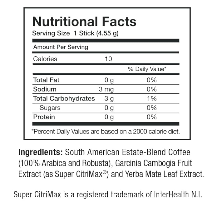 Javita Burn + Control Instant Coffee, Weight Management Herbs: Garcinia Cambogia & Yerba Mate, Slimming Coffee with Help of Exercise, Keto, Dieters Drink, 2 box / 24 (4.55g Sticks), 48 Count