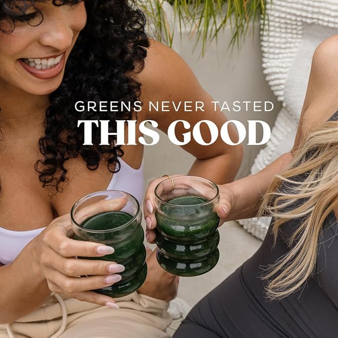 Bloom Nutrition Superfood Greens Powder, Digestive Enzymes with Probiotics and Prebiotics, Gut Health, Bloating Relief for Women, Chlorella, Green Juice Mix with Beet Root Powder, 25 SVG, Pineapple