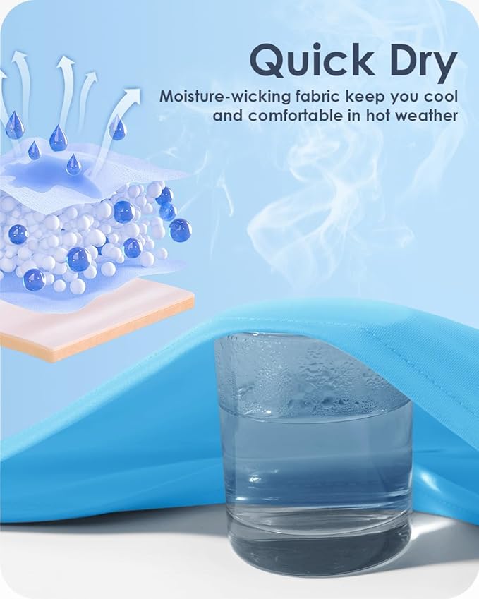 Boladeci Men's Swim Shirt Short Sleeve UPF 50+ Sun Protection SPF UV Moisture Wicking Lightweight Quick Dry Rash Guard