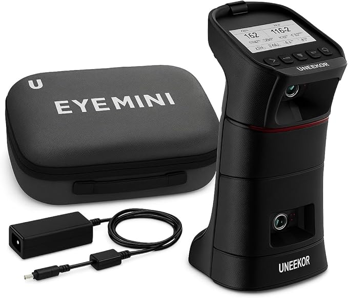 Eye MINI - Outdoor/Indoor Golf Launch Monitor & Simulator, 19 Precision Metrics, Near-Zero Latency, Sunlight-Readable Display, 8h Battery, iPad/PC/AI Compatible, Works with GSPro, E6, TGC19