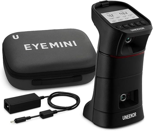 Eye MINI - Outdoor/Indoor Golf Launch Monitor & Simulator, 19 Precision Metrics, Near-Zero Latency, Sunlight-Readable Display, 8h Battery, iPad/PC/AI Compatible, Works with GSPro, E6, TGC19