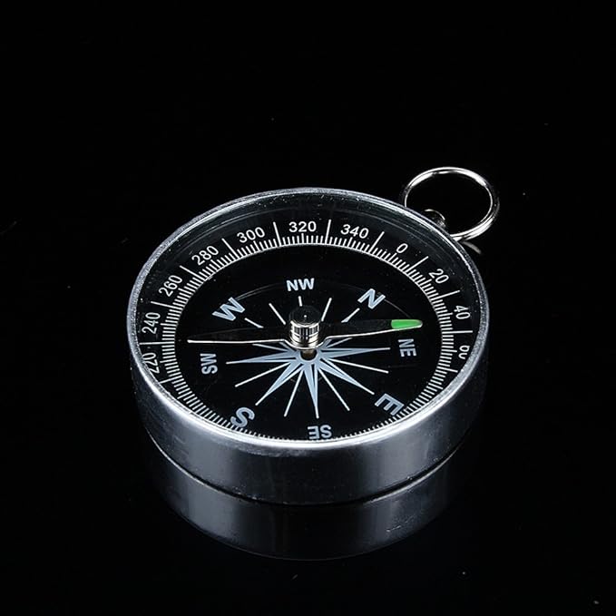 10pcs Compass Aluminum Edge Pocket Size Waterproof Compass