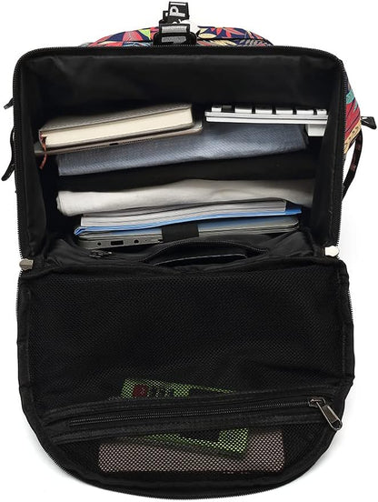 Kalesi Floral Gym Duffle Bag Backpack 4 ways for Women Waterproof with Shoes Compartment for travel Sport Hiking laptop Lightweight