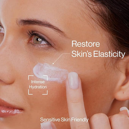 eb5 Intense Moisture Anti Aging Moisturizer Face & Neck Cream- Tone Tighten Skin with Retinol, Fade Fine Lines & Wrinkles with Vitamin E, A & B5-1.7oz.