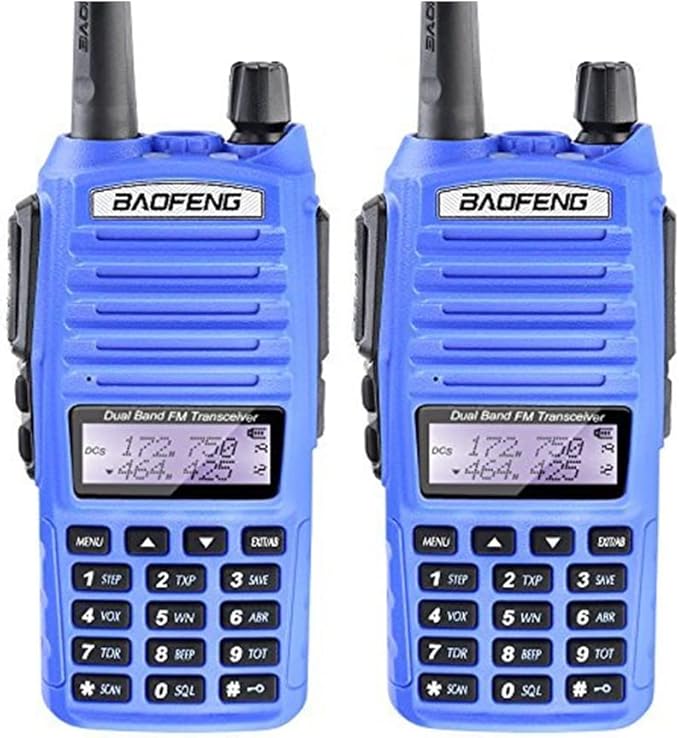 2 Pack BAOFENG UV-82 Dual Band Two Way Radio 5W Ham