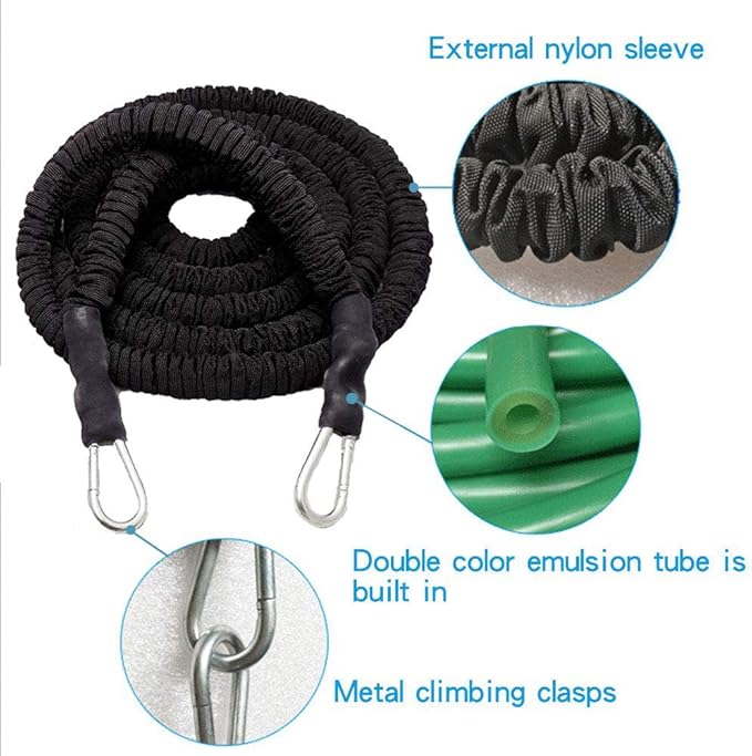 YNXing Resistance Training Rope Explosive Force Bounce Physical Training Resistance Rope Improving Speed, Stamina and Strength