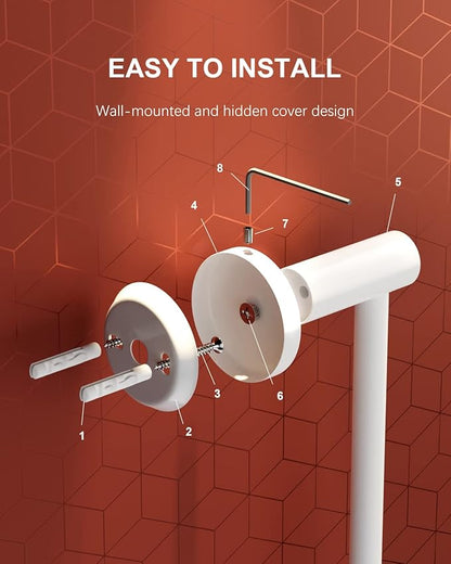 2 Pack Adjustable Towel Holder 16 to 27.6 Inch