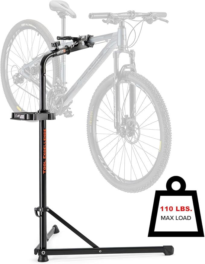 E-Bike Repair Stand (Max load 110lbs/50kg) - Bike Stand for Maintenance Workstand - Ebike Repair Stand Shop Home Mechanics for Mountain Bike and Road Bike (TB-WS51)