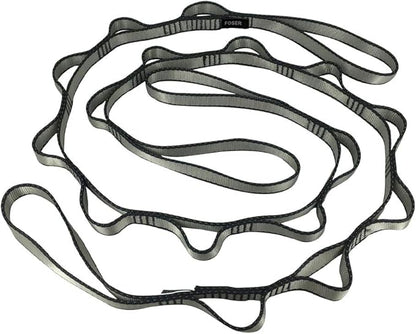 FOSER 2pcs Daisy Chains, Yoga Hammock Extension Strap, Adjustable Nylon Strap Fitness Pilates and Exercise Extend Strap