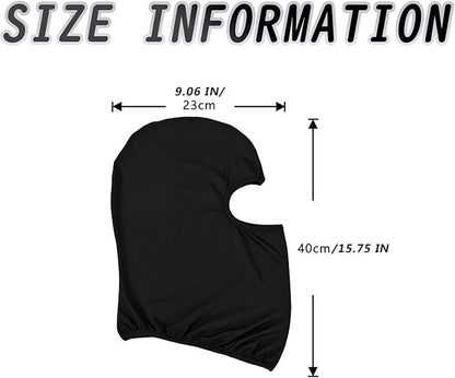 2 PCS Balaclava Full Face Mask Head Mask Ski Mask Windproof Face Cover Motorcycle Balaclava for Women Men