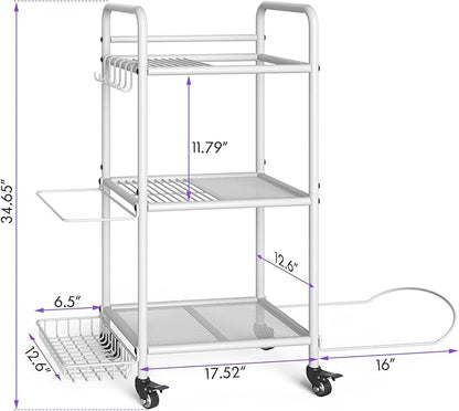 Home Gym Storage Rack Exercise Equipment Storage Organizer for Yoga Mat Dumbbells Kettlebells Foam Roller Yoga Strap & Resistance Bands, Ideal Yoga Mat Holder & Workout Equipment Organizer