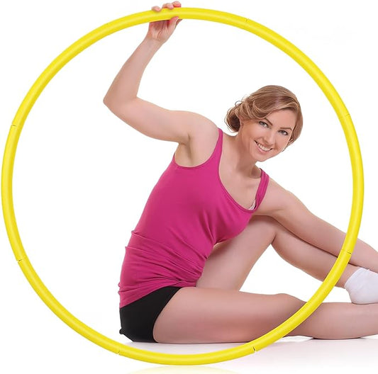 1pc Exercise Fitness Hoop Removable Adjustable Weighted Hoop