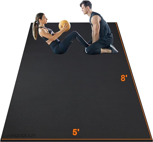Large Exercise Mat 8'x5' 12'x6' Workout