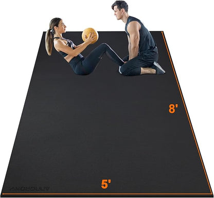 Large Exercise Mat 8'x5' 12'x6' Workout