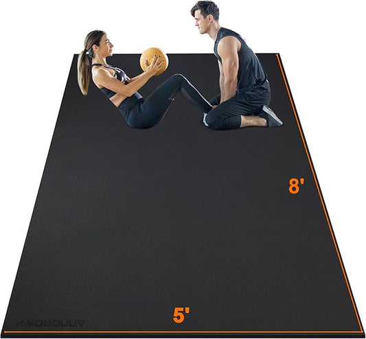 Large Exercise Mat 8'x5' 12'x6' Workout