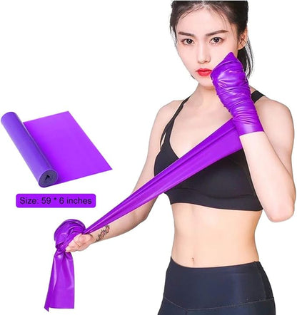 Resistance Bands, Elastic Exercise Bands for Working Out, Physical Therapy, Recovery, Yoga, Pilates, Strength Training