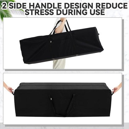 48 x 15 x 15 Inch, 176 L Extra Large Duffle Bag Camping Tent Storage Duffle Sports Equipment Bag Heavy Duty and Waterproof for Travel Camping Tent Pole Hammock Tripod Fishing Luggage Moving