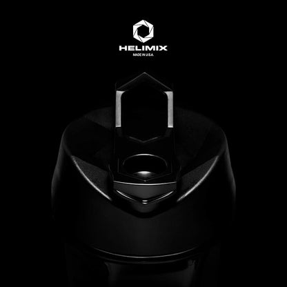 HELIMIX 2.0 Vortex Blender Shaker Bottle Holds upto 28oz | No Blending Ball or Whisk | USA Made | Portable Pre Workout Whey Protein Drink Shaker Cup | Mixes Cocktails Smoothies Shakes | Top Rack Safe