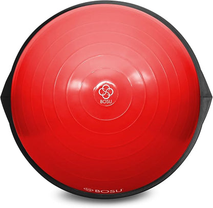 Bosu Pro Multi Functional Home Gym Full Body Balance Strength Trainer Ball Equipment with Guided Workouts and Pump