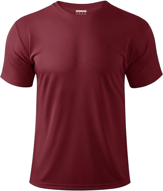 Boladeci Men's Swim Shirt Short Sleeve UPF 50+ Sun Protection SPF UV Moisture Wicking Lightweight Quick Dry Rash Guard