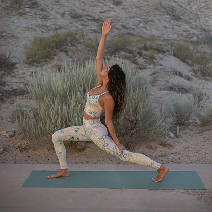 Manduka eKO SuperLite Yoga Mat - 1.5mm Natural Rubber | Foldable & Travel Friendly | Soft Textured Surface | Eco-friendly