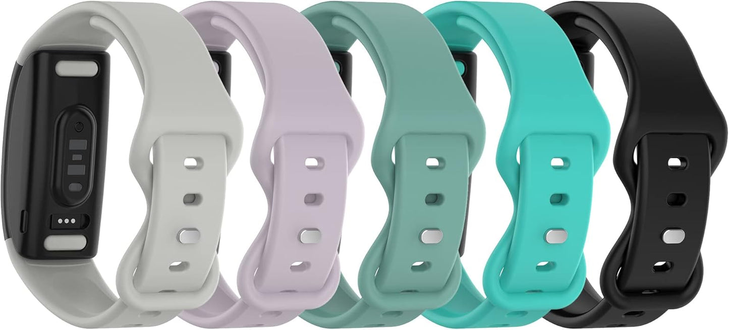 FitTurn Sport Watch Band Compatible with Amazon Halo View Replacement Soft Silicone Wristband Sport Straps Accessories Men Women for Amazon Halo View Smartwatch