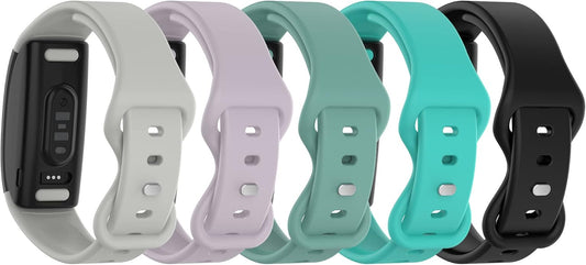FitTurn Sport Watch Band Compatible with Amazon Halo View Replacement Soft Silicone Wristband Sport Straps Accessories Men Women for Amazon Halo View Smartwatch