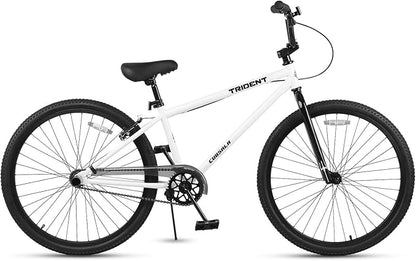 20 24 26 Inch BMX Race Bike Trident Bicycles Beginner-Level to Advanced Riders with 2 Pegs, Multiple Colors