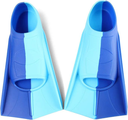 Kids Swim Fins,Short Kids Fins Youth Swimming Flippers for Lap Swimming Training for Children Girls Boys Beginners